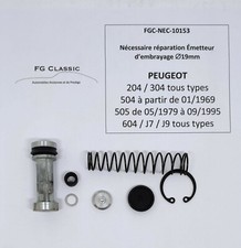 PEUGEOT 204 / 304 / 504 / 505 / J7 / J9 - Nécessaire - Émetteur d'embrayage 19mm