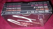 NEUF SCELLE JOHNNY HALLYDAY COFFRET 5 MINI LIVRES DE CONCERTS DE 1998 A 2003