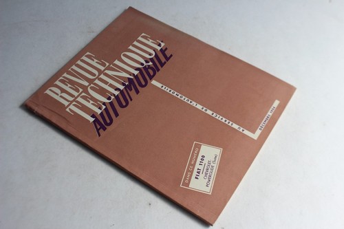 Revue technique automobile - revue,