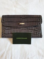 LONGCHAMP CROCO CUIR NEUF