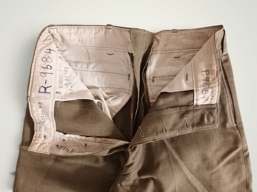 Ww2 pantalon moutarde - -,