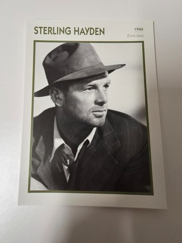 Carte fiche acteur - carte, edition