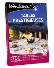 e-coffret Wonderbox Tables