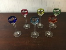 10 verres à liqueur Bristol