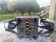 Vintage Richardson 3 Tray Fly Fishing Box With Straps Flies