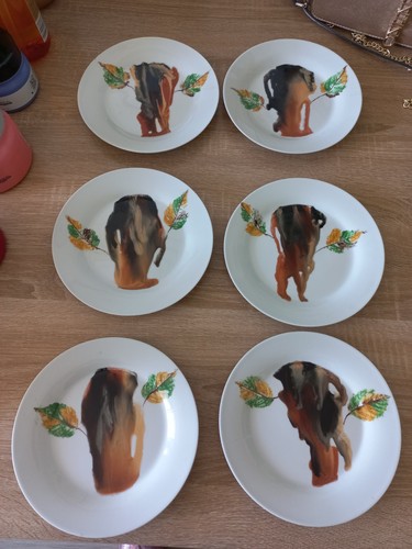 Lot assiettes style - 6,