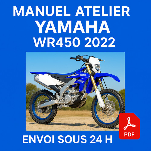 Manuel atelier yamaha - yamaha, wrf