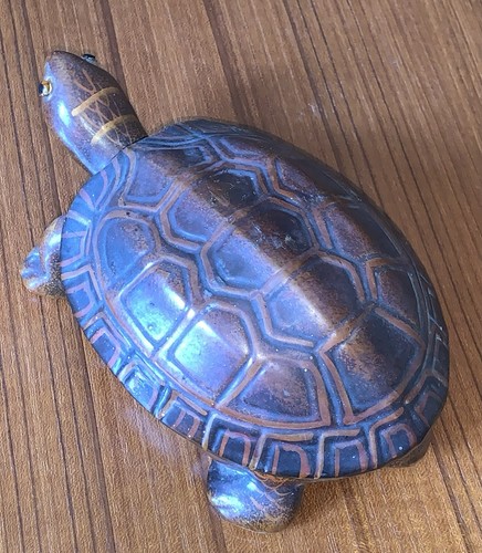 Boite trompe oeil tortue - trompe, en