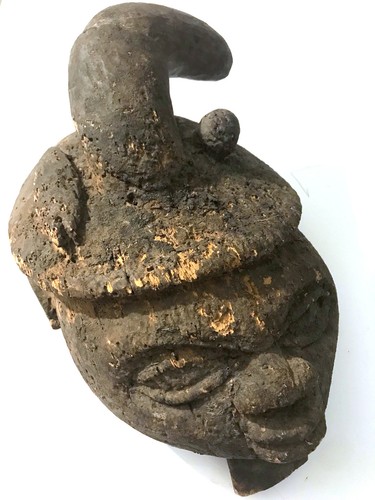 Rare antique african art mask - african,