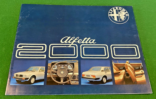 Brochure vente alfa romeo - alfa,
