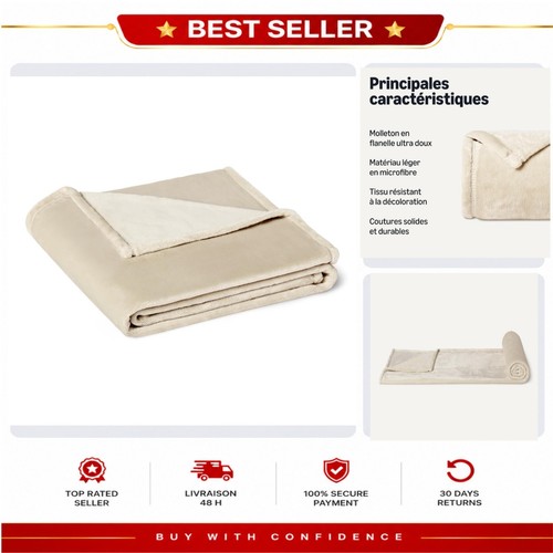 Couverture polaire douce - couverture,