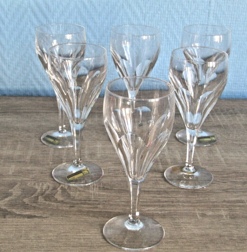 Crystal wine glasses - 6,