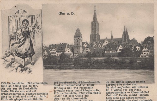 Ancienne carte postale ulm - ancienne,