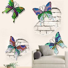 Décoration papillon en métal