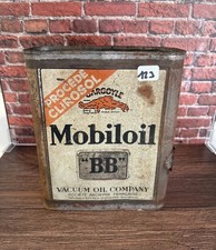 RARE Bidon d'huile Mobiloil