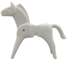 Playmobil Classic White Horse - Antique - Western - Medieval - Color Series
