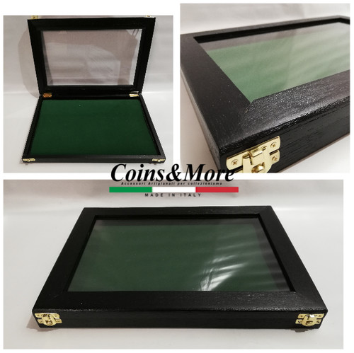 Coffret vitrine bois - en,