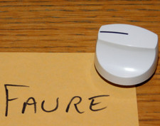 BOUTON de CUISINIERE FOUR FAURE 38mm FM404W ITR-7-930 Interrupteur button plaque