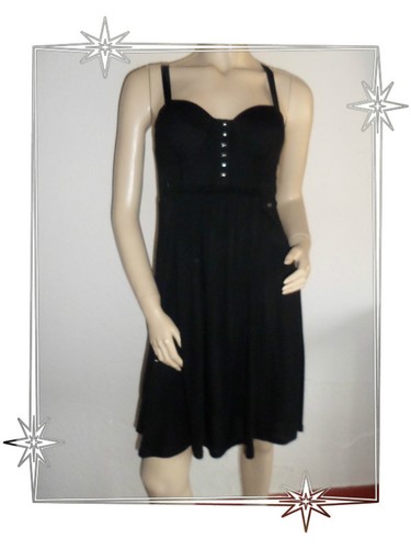 Robe corset noire - =,