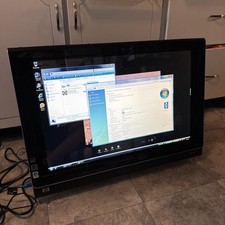 25" HP Touchsmart IQ846T VA285AV#ABA 2.80GHz C2D-T9600 4GB 600GB HDD Vista