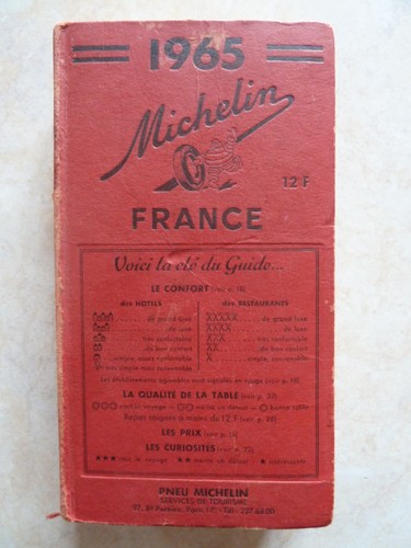 Guide michelin france 1965 - guide,