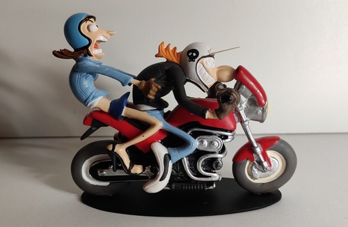 Figurine moto résine - figurine, joe