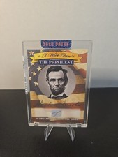 2020 Potus Handwritten Word From The President Abraham Lincoln