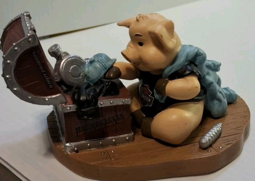 Harley davidson figurine - davidson, pig