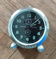 ANTIQUE BAYARD STENTOR REPETITION ALARM CLOCK - MADE IN FRANCE - VINTAGE CLOCK