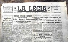 LA LEGIA / 6 MARCH 44 / REX / DEGRELLE AU PALAIS DE CHAILLOT