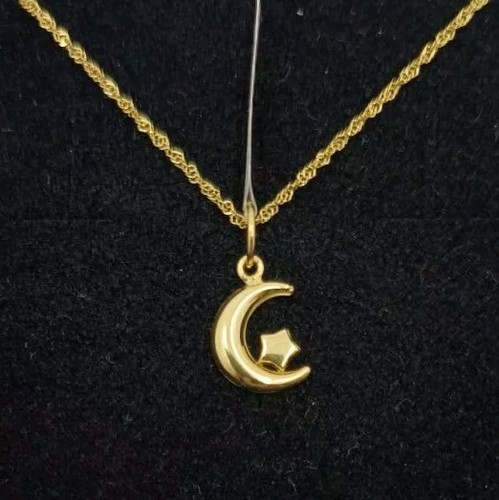 Pendentif chaîne 18k - pendentif,