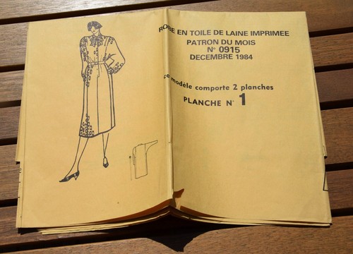 Patron robe toile - patron,