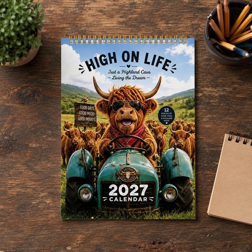 Calendrier vache des - calendrier,