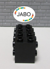 (O11/28) LEGO 2434 Converter Brick 2x4x2 Black 6988 4551 10143 10179 6933 7680