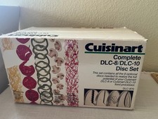 Cuisinart DLC-8/DLC-10 Complete Food Processor Disc Set - 8 Discs XLT