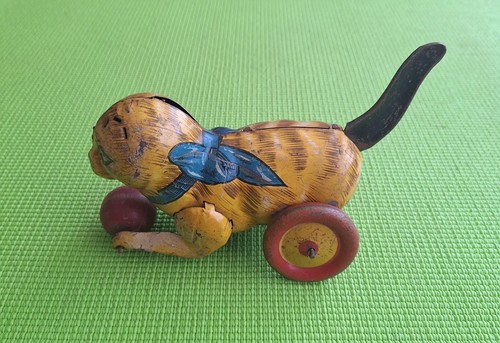 Jouet ancien trainer chat - jouet, a