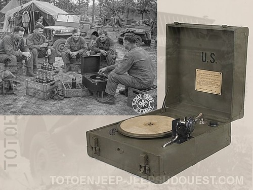Phonographe gramophone army - phonographe,