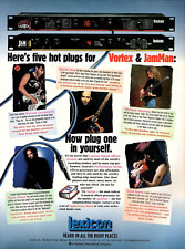 vtg 90s LEXICON MAGAZINE PRINT AD JamMan Vortex Processors Pinup Page