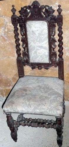 Chaise chêne château - chaise,
