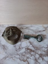 lot de 2 objets en laiton a