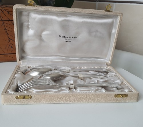Coffret couvert argent dans - , sa