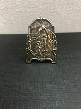 ICONE PLAQUE RELIGIEUSE METAL  ARGENTE