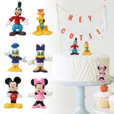 Lot 6 Figurines Mickey Minnie