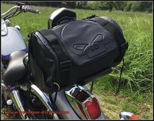 Sac sissi bar Cuir souple Tête de Mort SKULL (moto custom harley shadow intruder
