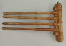 Vintage Antic French Towel Rails Wooden Towel Towel Dryer Bamboo Way 