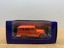 TINTIN FIREFIGHTERS JEEP CAR THE SUNFLOWER AFFAIR #57 1/43 COMPLETE BOX I2