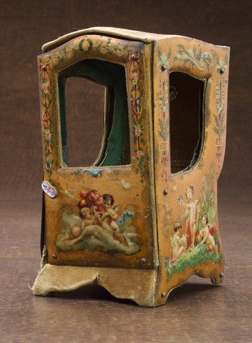 Antique french miniature sedan - french,