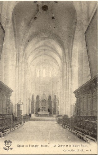 Pontigny église choeur - église, le