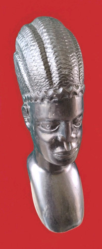 Grand buste africain - africain, en