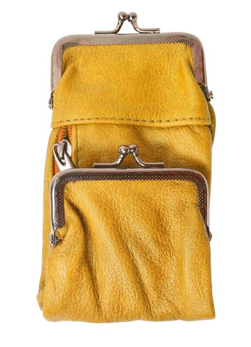 Jaune cuir cigarette - cigarette, etui